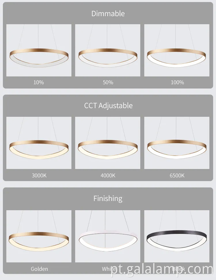 Modern European LED LED LUZ